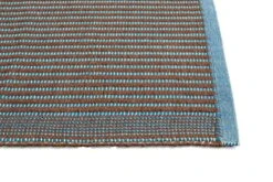 HAY Tapis Rug, Chestnut - Blue -Hay Outlet Store 541711 Tapis Mat 60x95 chestnut and blue detail