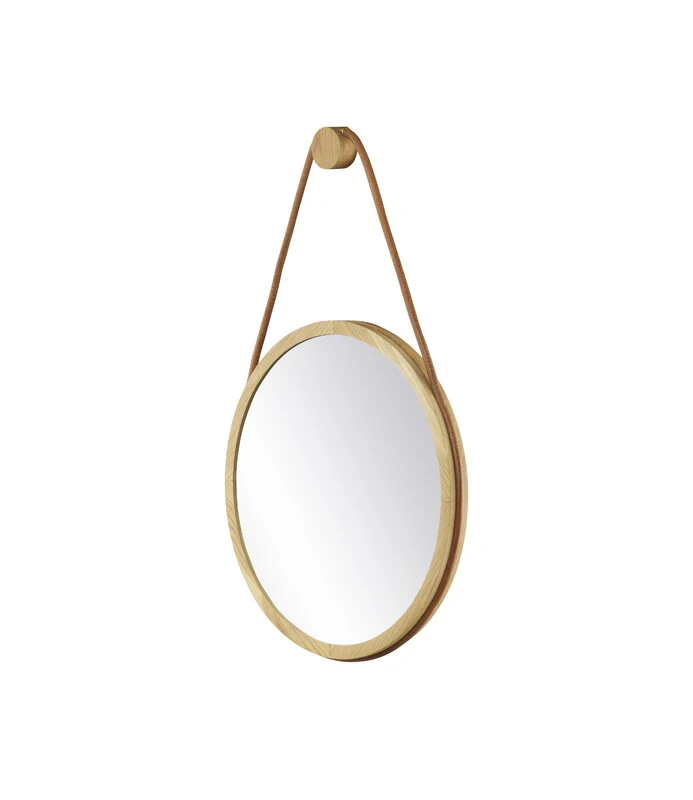 FDB Møbler I3 Mossø Mirror, 40 Cm, Oak 3 FDB Møbler I3 Mossø Mirror, 40 Cm, Oak - Image 3
