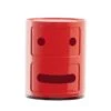 Kartell Componibili Smile Storage Unit 2, 2 Modules, Red