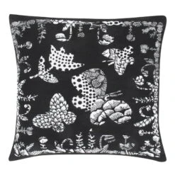 Lapuan Kankurit Aamos Cushion Cover 45 X 45 Cm, White - Black