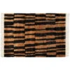 Roots Living Pilari Rug, Hamppu, Natural - Black