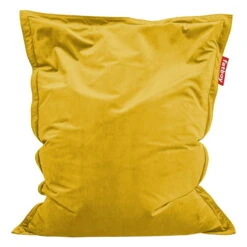 Fatboy Original Slim Velvet Recycled Bean Bag, Gold Honey
