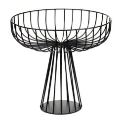 Serax Catu Basket With Stand, Black