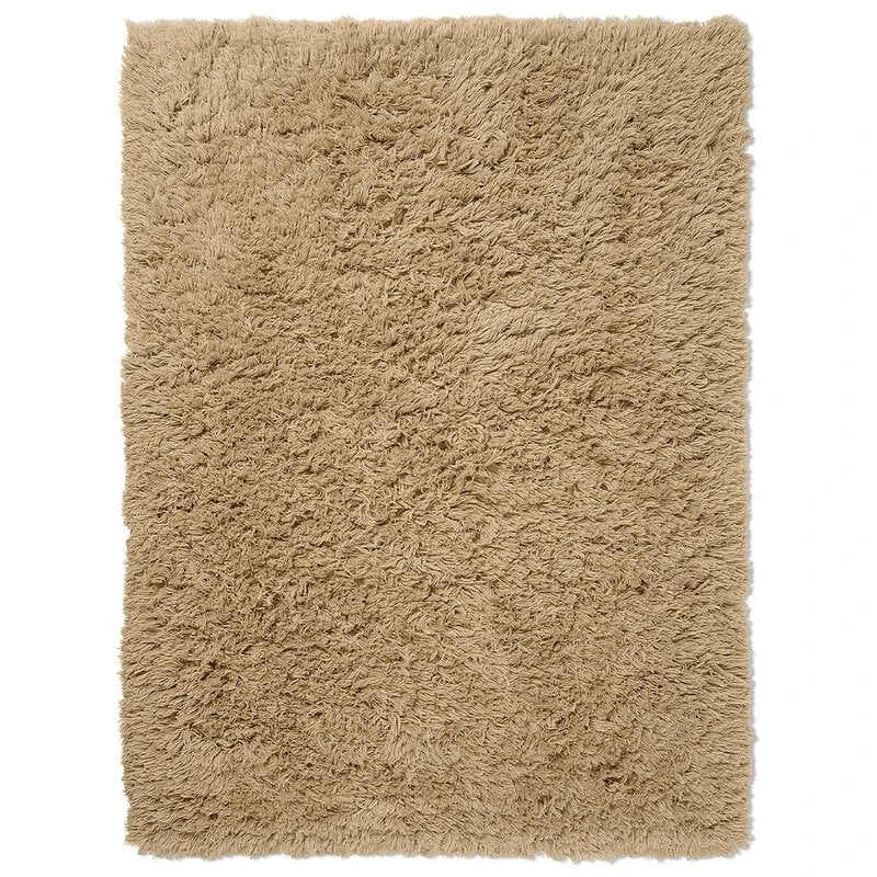 Ferm LIVING Meadow High Pile Rug, Large, Light Sand 1 Ferm LIVING Meadow High Pile Rug, Large, Light Sand