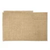 Ferm LIVING Crease Wool Rug, Small, Light Sand