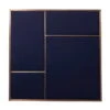 PLEASE WAIT To Be SEATED Nouveau Pin Board, Medium, Brass - Blue