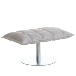 Woodnotes K Ottoman, Wide, Base Plate, Natural/white