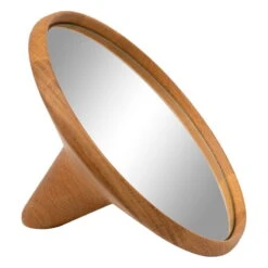 Spring Copenhagen Satellite Hand Mirror, Large, Oak