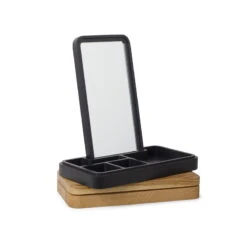 Spring Copenhagen Mirror Box, Black -Hay Outlet Store 7010 FSC MIRROR BOX SORT GROUNDED CRAFTWORK 3