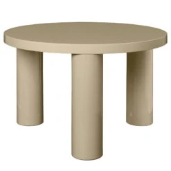 Ferm LIVING Post Coffee Table, 65 Cm, Cashmere