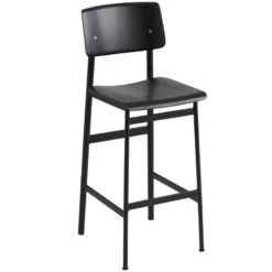 Muuto Loft Bar Stool 75 Cm, Black
