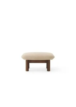 MENU Brasilia Ottoman, Dark Stained Oak - Bouclé 02 -Hay Outlet Store 8151000 000000ZZ Brasilia Ottoman Dark Stained Oak Boucle 02 Front