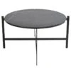 OX Denmarq Deck Table 80 Cm, Black Marble - Black