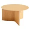 HAY Slit Wood Table, 65 Cm, Lacquered Oak