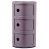 Kartell Componibili Storage Unit, 3 Modules, Purple