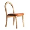 Made By Choice Goma Dining Chair, Natural - Cognac Leather