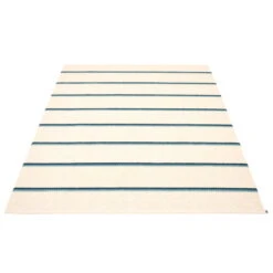 Pappelina Olle Rug 180 X 260 Cm, Blue - Vanilla