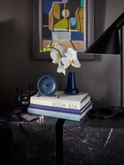 Arne Jacobsen AJ City Hall Table Clock With Alarm, Stone Blue 11 Arne Jacobsen AJ City Hall Table Clock With Alarm, Stone Blue -Hay Outlet Store AJ 43691 03