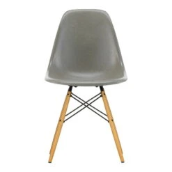 Vitra Eames DSW Fiberglass Chair, Raw Umber - Maple