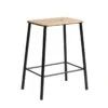 Frama Adam Stool, 50 Cm, Oak - Matt Black
