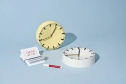 HAY Analog Wall Clock, White -Hay Outlet Store Analog white Analog yellow
