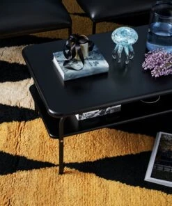 Maze Anyday Coffee Table, 50 X 100 Cm, Black -Hay Outlet Store Anyday Black detail Lifestyle