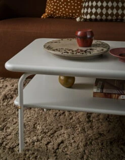 Maze Anyday Coffee Table, 50 X 100 Cm, White -Hay Outlet Store Anyday Silk Grey detail Lifestyle