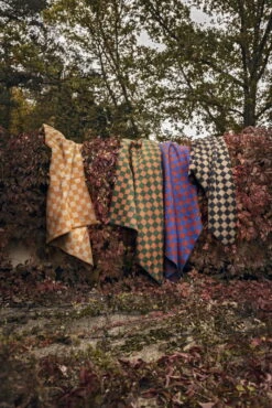 Anno Arkiivi Throw, 130 X 180 Cm, Beige - Orange -Hay Outlet Store Arkiivi villahuopa 130x180 anno hires pysty