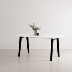 TIPTOE New Modern Table 160 X 95 Cm, Recycled Plastic - Graphite Black -Hay Outlet Store B2C DINING BLACK R