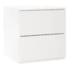 Lundia Fuuga Nightstand With Two Drawers, White
