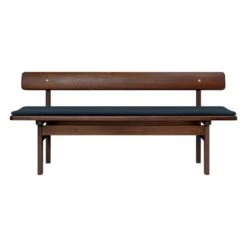 Carl Hansen & Søn BM0699 Asserbo Bench W. Backrest, 170 Cm, Dark Oiled Eucalyptus -Hay Outlet Store BM0699 eucalyptus darkoil CUBM0699 recheck0875 front