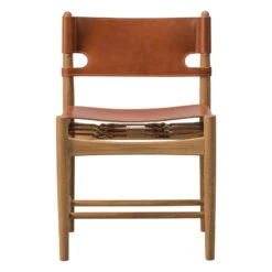 Fredericia The Spanish Dining Chair, Cognac Leather - Oiled Oak -Hay Outlet Store BM 3237 v1 oiledoak cognac