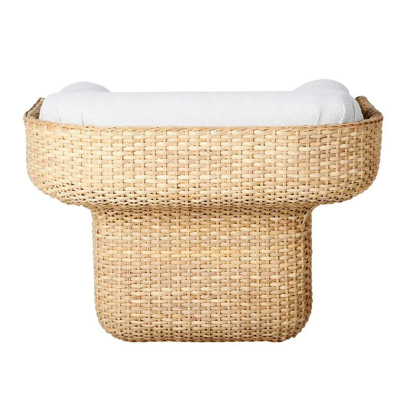 GUBI Basket Lounge Chair, Rattan - Lorkey 40 4 GUBI Basket Lounge Chair, Rattan - Lorkey 40 - Image 4