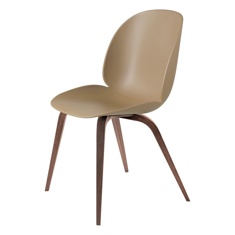 GUBI Beetle Chair, American Walnut - Pebble Brown 1 GUBI Beetle Chair, American Walnut - Pebble Brown