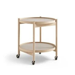 Brdr. Krüger Bølling Tray Table 50 Cm, Oiled Beech - Stone -Hay Outlet Store Bolling Tray Table Beech Oiled 22 Stone ST