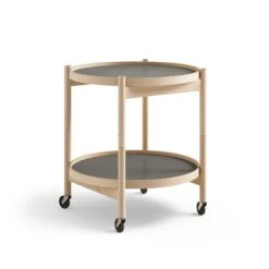 Brdr. Krüger Bølling Tray Table 50 Cm, Oiled Beech - Stone -Hay Outlet Store Bolling Tray Table Beech Oiled 23 Stone ST