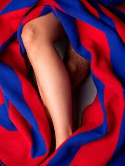 Raawii Brush Blanket, Blue - Red -Hay Outlet Store Brush Nicholai RedBlue Skin 1 role