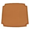 Carl Hansen & Søn CH24 Wishbone Cushion, Light Brown Leather Loke 7050