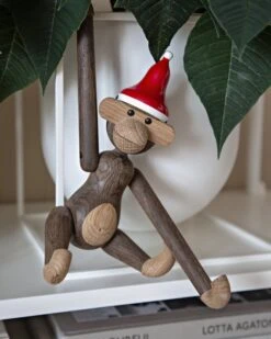 Kay Bojesen Wooden Monkey, Small, Smoked Oak -Hay Outlet Store Christmas Mood 4