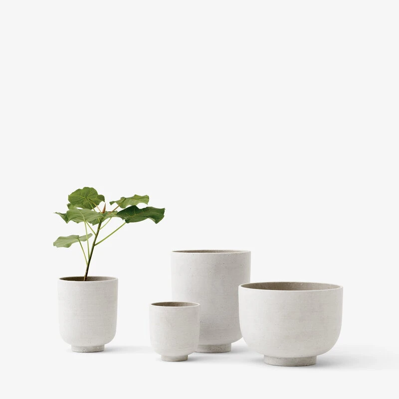 &Tradition Collect SC69 Planter Pot, 12 X 13 Cm, Milk 2 &Tradition Collect SC69 Planter Pot, 12 X 13 Cm, Milk - Image 2
