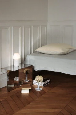 HAY Crinkle Bedspread, 260 X 260 Cm, Cool Grey -Hay Outlet Store Crinkle Bedspread cool grey Apollo Portable Lamp white Slit Table Oblong mirror Flare Milk Stripe Candleholder blue