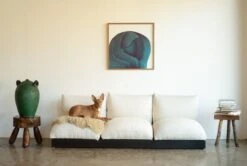 The Wrong Shop Drawing 4 Poster, 68 X 68 Cm -Hay Outlet Store DSC01157 blueA