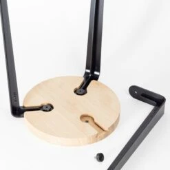 TIPTOE Lou Stool, Oak - Graphite Black -Hay Outlet Store Detail Noir Graphite 2 Chene Massif 1440x0 c default
