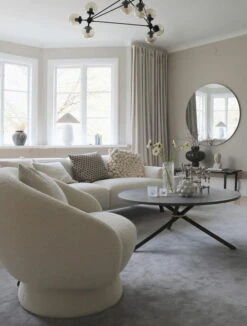 Eberhart Furniture Edda Coffee Table, 105 Cm, Dark Concrete - Dark Oak -Hay Outlet Store Edda2 carousel 800x1160