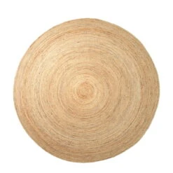 Ferm LIVING Eternal Round Jute Rug, Large, Natural