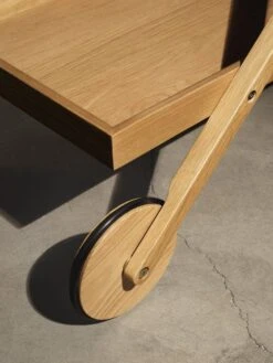 Design House Stockholm Exit Trolley, White -Hay Outlet Store Exit trolley detail wheel