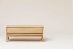Form & Refine A Line Storage Bench, 111 Cm, White Oak -Hay Outlet Store F R A Line Storage Bench white oak front