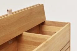 Form & Refine A Line Storage Bench, 111 Cm, Oak -Hay Outlet Store F R A line storage bench oak detail strap