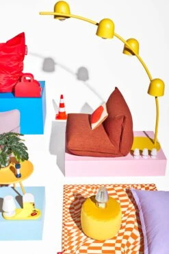 Fatboy Original Stonewashed Bean Bag, Lilac -Hay Outlet Store FATBOY multi color family masterpiece 12 role