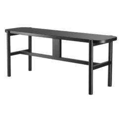 FDB Møbler J177 Havneholmen Bench, Black Painted Oak